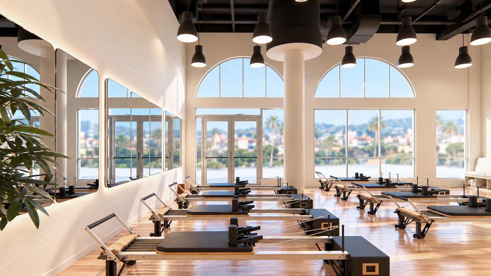 Reformer Pilates studio at shefayoga Venice